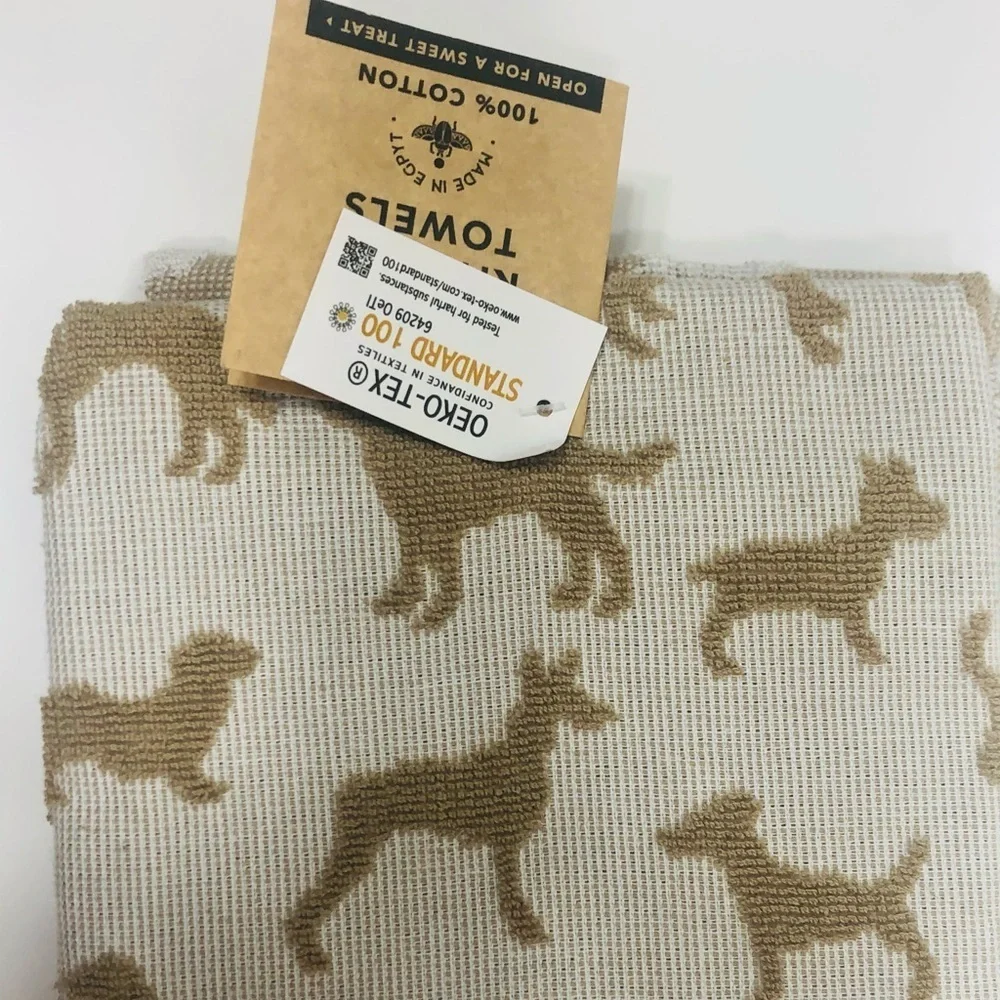 2 Egyptian Cotton Kitchen Towels NWT